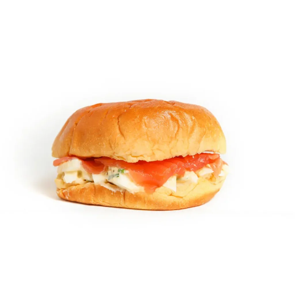 Salmon & Egg Bun